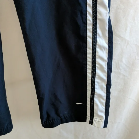 Nike Side Stripes Navy Blue Athletic pull-on Pants.  Size M(8-10) - Picture 2 of 12